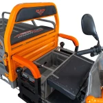 Triciclu Electric Cargo RURIS Pilot 3120G, 2000W, 72V 45Ah, Autonomie 70 km, Gri, viteza maxima de 25 km/h, conform reglementarilor UE, fara permis, gri