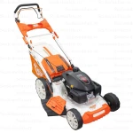 Masina de tuns gazon RURIS RX555S, 5.2 CP, 530 mm, autopropulsata, motor Honda GCV200, 65L, functie mulching, carcasa metalica