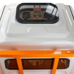 Triciclu electric pick-up RURIS Pilot 5000A, putere maxima 4900 W, autonomie pana la 130 km, cu volan, viteza maxima de 25 km/h, conform reglementarilor UE, fara permis, alba
