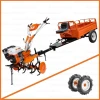 Motosapa Ruris 731K, 8.5 CP, freze si roti cauciuc 5.00-8 + Remorca RURIS 550S