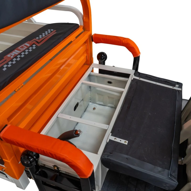 Triciclu Electric Cargo RURIS Pilot 3120A, 2000W, 72V 45Ah, Autonomie 70 km, Utilitar, Sarcina 542 kg, viteza maxima de 25 km/h, conform reglementarilor UE, fara permis, alb