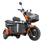 Triciclu Electric RURIS Pilot 3020G, Motor Electric 2000W, Baterie Plumb-Acid 60V 20Ah, Autonomie pana la 50 km, Viteza maxima 25 km/h, Capacitate 286 kg, Gri