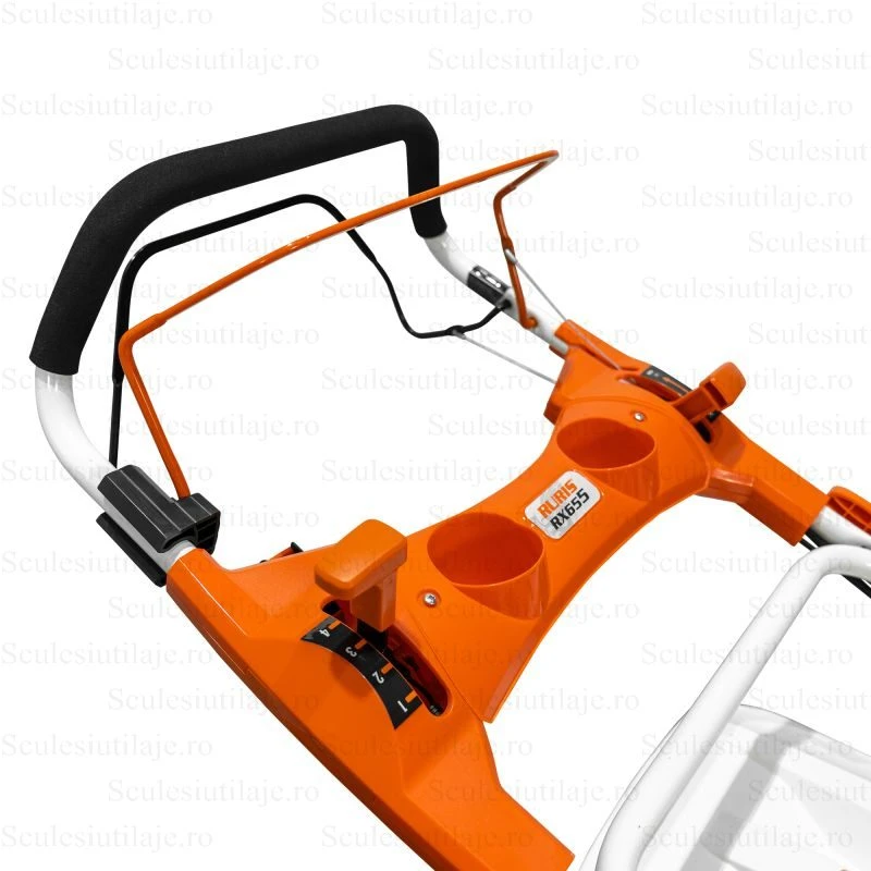 Masina de tuns gazon RURIS RX655 – 5.6 CP, latime de lucru 56 cm, Autopropulsata, Multifuncționala. Pornire electrica