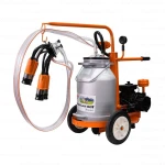 Mulgatoare RURIS Fagaras Lact 601 – 1 Post, Bidon Aluminiu 25L, Motor 550W, 200 l/min