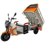 Triciclu Electric Cargo RURIS Pilot 3120A, 2000W, 72V 45Ah, Autonomie 70 km, Utilitar, Sarcina 542 kg, viteza maxima de 25 km/h, conform reglementarilor UE, fara permis, alb