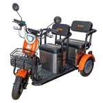 Triciclu Electric RURIS Pilot 3020G, Motor Electric 2000W, Baterie Plumb-Acid 60V 20Ah, Autonomie pana la 50 km, Viteza maxima 25 km/h, Capacitate 286 kg, Gri