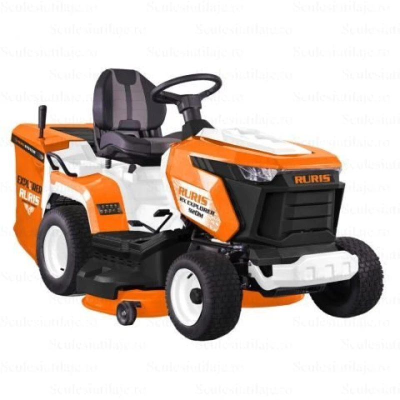 Tractor de tuns gazon RURIS EXPLORER 920M, 16 CP, 92 cm, 280L, motor Loncin, pornire electrica, transmisie mecanica