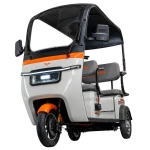 Triciclu Electric RURIS Pilot 3070N – Motor Electric 2900W, Baterie Plumb-Acid 72V 32Ah, Autonomie 60 km, Viteza 25 km/h, Capacitate 225 kg, alb, omologat pentru drum public
