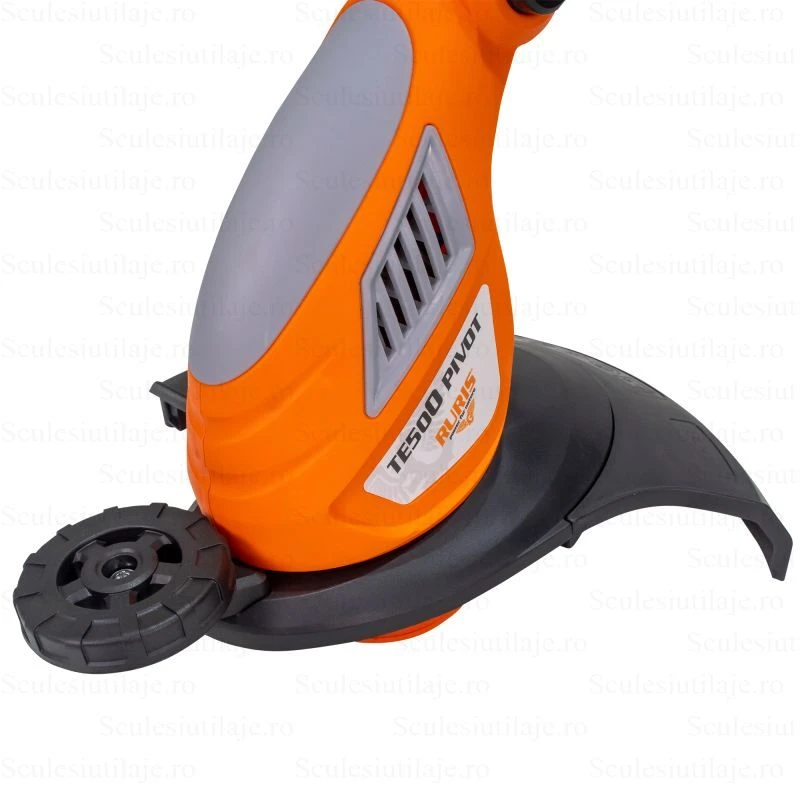 Trimmer electric RURIS TE500 PIVOT – 500W, 14.000 rpm, 300 mm, 1.2 mm fir, 1.2 kg