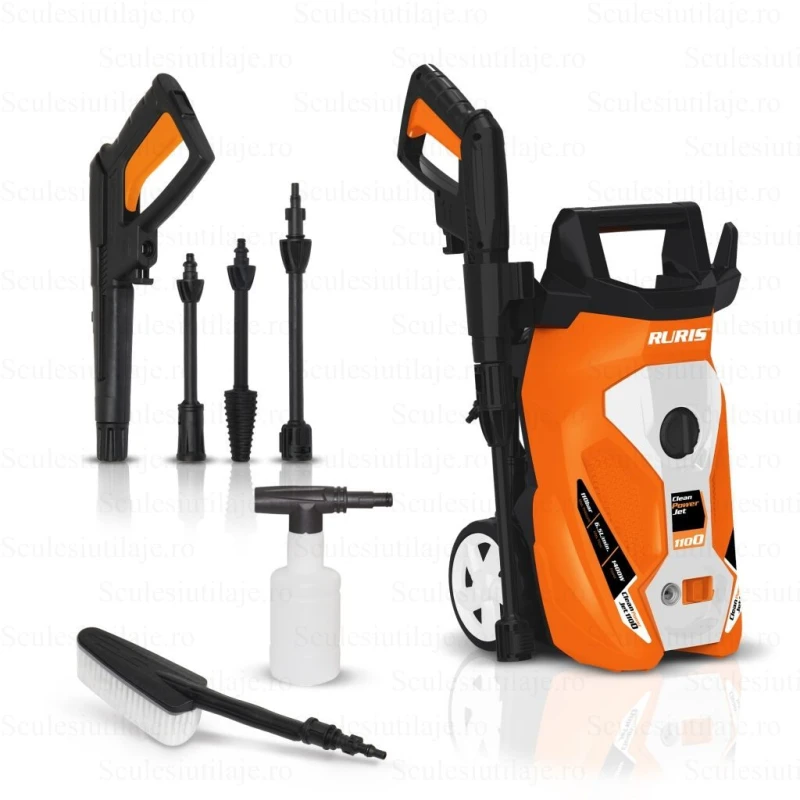 Aparat de spalat cu presiune CleanPowerJet 1100 – 1400W, 110 Bar, 6.5L/min