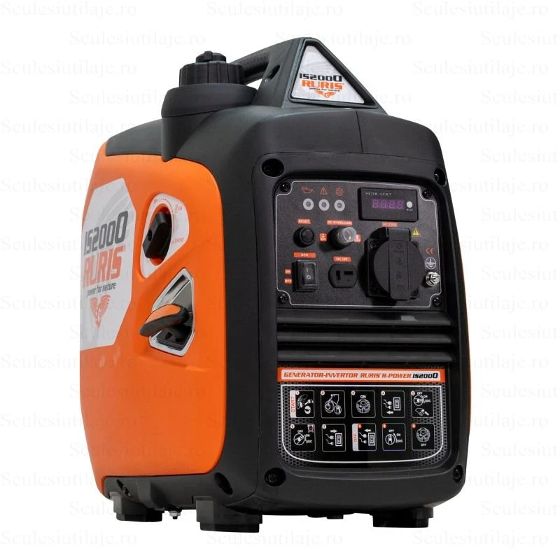 Generator de Curent RURIS IS 2000, Invertor, 2000W, 3 CP, 230V, Autonomie 5.7h