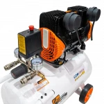 Compresor Silentios RURIS Silent Power 2400 OilFree – 1500W, 2CP, 24L, 236 l/min, 8 Bar, Fara Ulei, 2 Cilindri, 2 Iesiri, Protectii Multiple