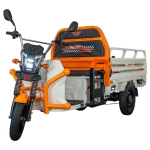 Triciclu Electric Cargo RURIS Pilot 3120A, 2000W, 72V 45Ah, Autonomie 70 km, Utilitar, Sarcina 542 kg, viteza maxima de 25 km/h, conform reglementarilor UE, fara permis, alb