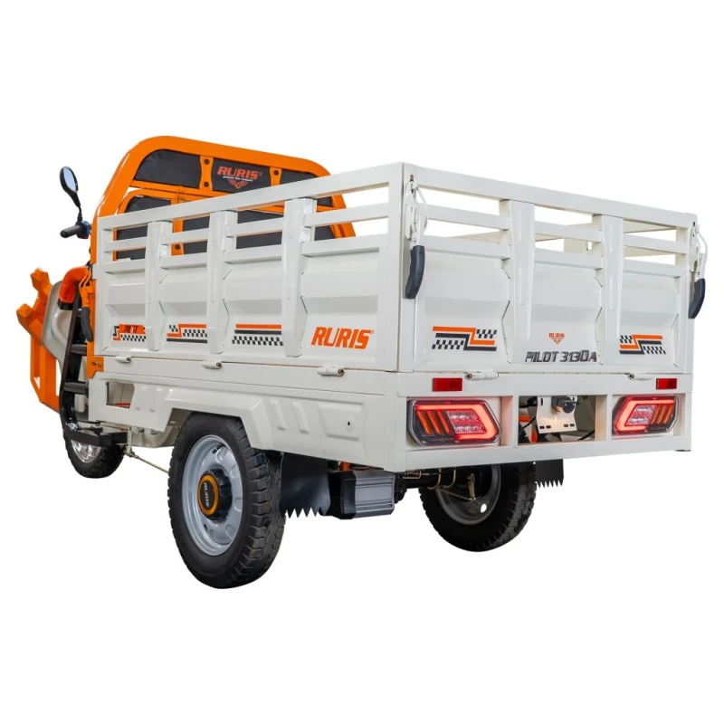 RURIS Pilot 3130A – Triciclu Electric Cargo cu Motor 3600W, Baterie 72V 58Ah, Autonomie 80 km, viteza maxima de 25 km/h, conform reglementarilor UE, fara permis