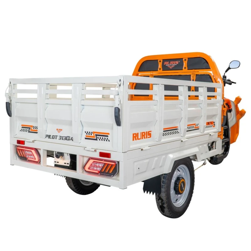 RURIS Pilot 3130A – Triciclu Electric Cargo cu Motor 3600W, Baterie 72V 58Ah, Autonomie 80 km, viteza maxima de 25 km/h, conform reglementarilor UE, fara permis