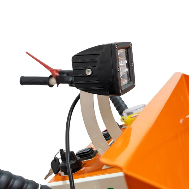 Roaba Electrica Autopropulsata RURIS RTS 5000 – Motor 1000W, Baterie 48V, Capacitate 500 kg, Basculare Hidraulica