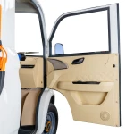 Triciclu electric pick-up RURIS Pilot 5000A, putere maxima 4900 W, autonomie pana la 130 km, cu volan, viteza maxima de 25 km/h, conform reglementarilor UE, fara permis, alba