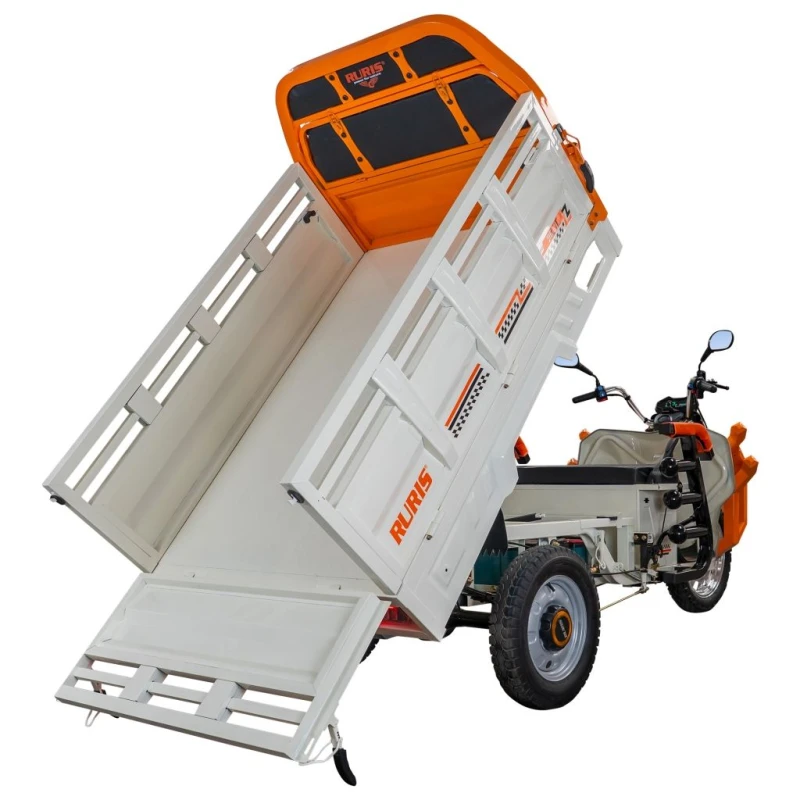 RURIS Pilot 3130A – Triciclu Electric Cargo cu Motor 3600W, Baterie 72V 58Ah, Autonomie 80 km, viteza maxima de 25 km/h, conform reglementarilor UE, fara permis