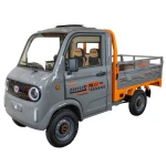 Triciclu electric pick-up RURIS Pilot 5000G, putere maxima 4900 W, autonomie pana la 130 km, cu volan, viteza maxima de 25 km/h, conform reglementarilor UE, fara permis, gri