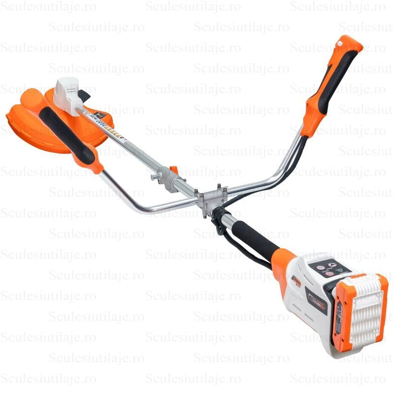 Motocoasa de umar pe acumulator RURIS 3024E – 20V, 4Ah, 80Wh, cutit 3 dinti, 300 mm taiere