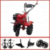Motocultor Rotakt RO110RV motor 8 CP benzina latime lucru 90 cm 2+1 viteze freze roti cauciuc 5.00-8 roata frontala, plug, rarita, roti metalice