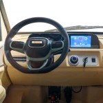 Triciclu electric pick-up RURIS Pilot 5000A, putere maxima 4900 W, autonomie pana la 130 km, cu volan, viteza maxima de 25 km/h, conform reglementarilor UE, fara permis, alba