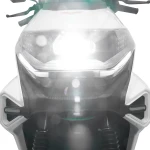 Scuter electric RURIS PILOT SX 720, motor 2500 W, baterie 72 V 32 Ah, autonomie pana la 92 km, viteza maxima de 25 km/h, conform reglementarilor UE, fara permis, Alb