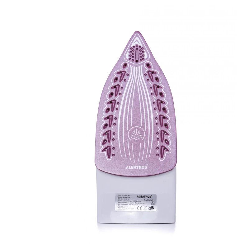 Fier de calcat Albatros Jasmine, 1800W, talpa ceramica, jet abur 95 g/min, rezervor 170 ml