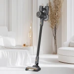 Aspirator vertical 2 in 1 Samus Sticky 61 Eco Gold LED, 600W, 17 kPa, filtru HEPA, rezervor 0.8L, gri/auriu