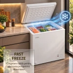Lada frigorifica Samus LS169IE, 142L, Motor Inverter, 2 in 1 Congelator/Frigider, Fast Freeze, Clasa E