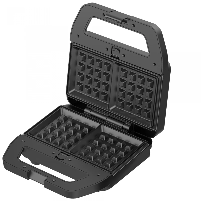 Sandwich maker Samus SDG-800X, 800W, placi interschimbabile grill si waffle, antiaderente, inox
