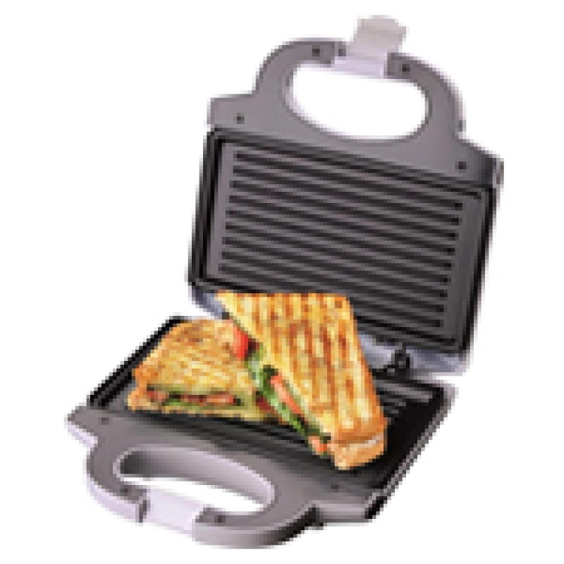 Sandwich maker Samus STG-750BX, 750W, placi grill antiaderente, termostat, carcasa cu inox