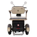 Triciclu electric Samus Kentucky-3R1-10T1000-60V20-Brown-White, Putere 1000 W, Autonomie 60 Km, viteza maxima de 25 km/h, conform reglementarilor UE, fara permis