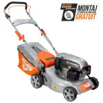 Masina de tuns iarba, pe benzina, RURIS RX221S, 3.5 CP, 139 CC, latime de lucru 42 cm, inaltime taiere 25-75 mm, cos colector 45 litri