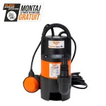 Pompa submersibila RURIS AQUA 9, pentru apa murdara, 750 W, inaltime maxima refulare 8 m, debit 12.5 mc/h, cu tocator, carcasa plastic