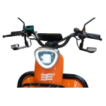 Triciclu electric BLADE DUO MAX 11, 1200W, 60V 20Ah, autonomie 50 km, 3+1 viteze, viteza maxima de 25 km/h, conform reglementarilor UE, fara permis, Portocaliu-Negru