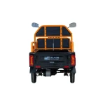 Triciclu Cargo electric BLADE Active R6 1300W, autonomie pana la 50 km, baterie plumb-acid 72 V/20 Ah, viteza maxima de 25 km/h, conform reglementarilor UE, fara permis, Negru-Portocaliu