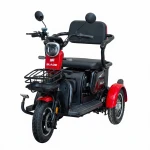 Triciclu electric persoane BLADE VIVA 14, 500W, 60V 20Ah, autonomie 50 km, viteza maxima de 25 km/h, conform reglementarilor UE, fara permis, Rosu-Negru