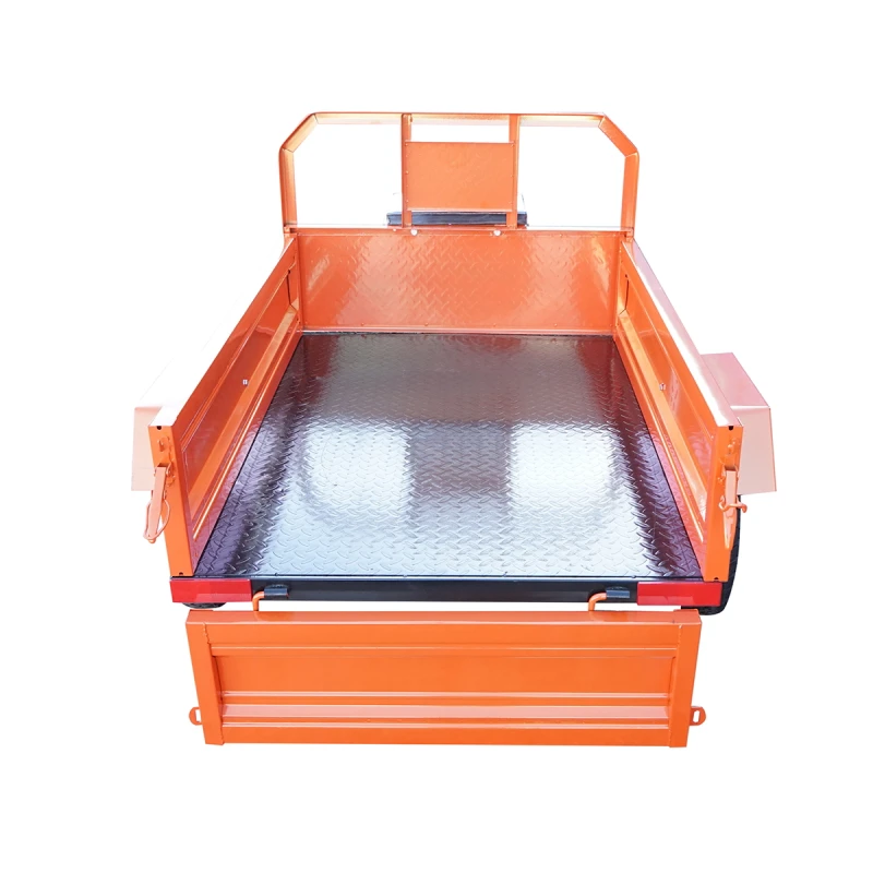 Remorca motocultor ROMDAC RMD003, capacitate maxima 450 kg, dimensiuni 1400 x 1000 x 300 mm