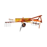 Grebla rotativa tip paianjen cu 6 brate, latime de lucru 2.80m, putere necesara 20-80CP 256kg Breckner Germany