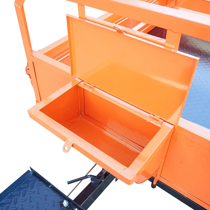 Remorca motocultor ROMDAC RMD003, capacitate maxima 450 kg, dimensiuni 1400 x 1000 x 300 mm