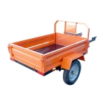 Remorca motocultor ROMDAC RMD003, capacitate maxima 450 kg, dimensiuni 1400 x 1000 x 300 mm