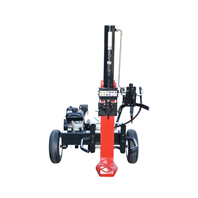 Despicator lemne vertical cu motor pe benzina 196CC, putere despicare 22T, bustean 610x400mm Breckner Germany