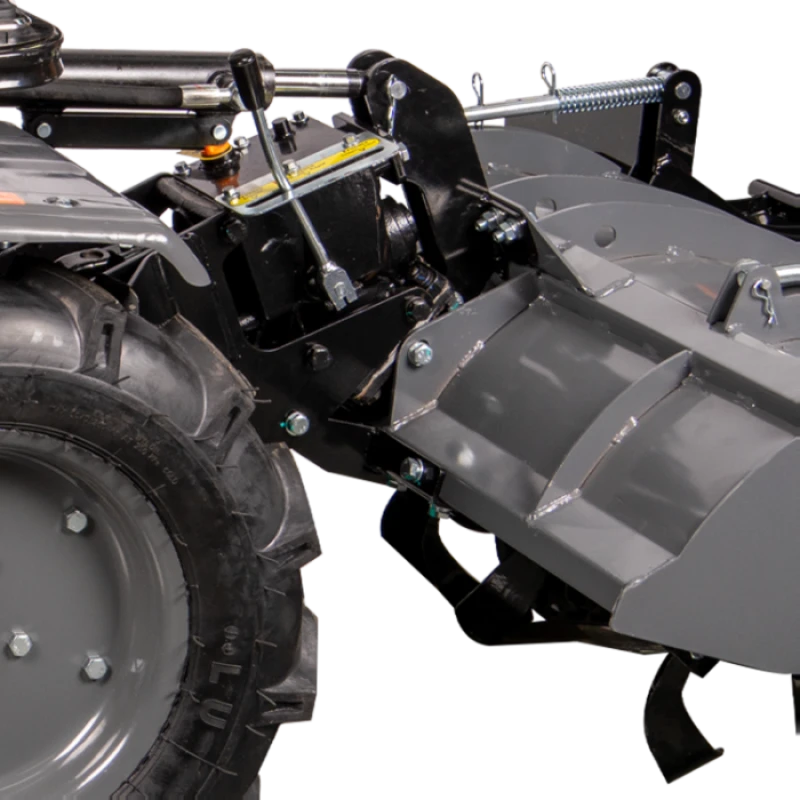 Motocultor Ride On 4x4 R003 Diesel Koop 14 CP pornire electrica tirant hidraulic cu freza motrica EvoTools Plus