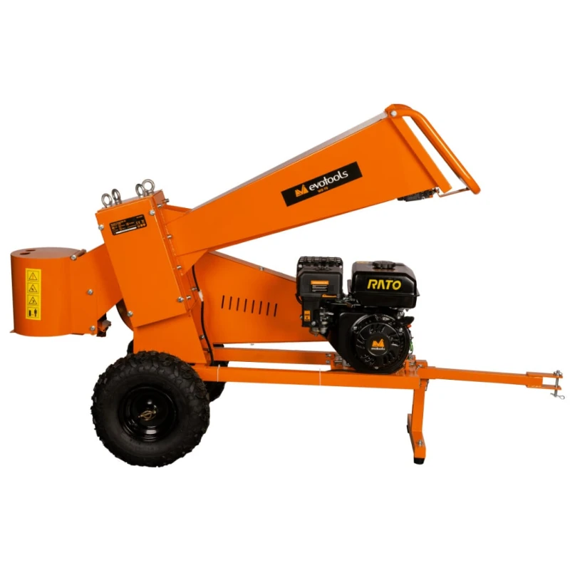 Tocator crengi, model WD70, putere 7 CP, transmisie pe curea, diametru maxim taiere 70 mm, Evotools