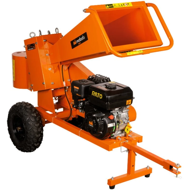 Tocator crengi, model WD70, putere 7 CP, transmisie pe curea, diametru maxim taiere 70 mm, Evotools