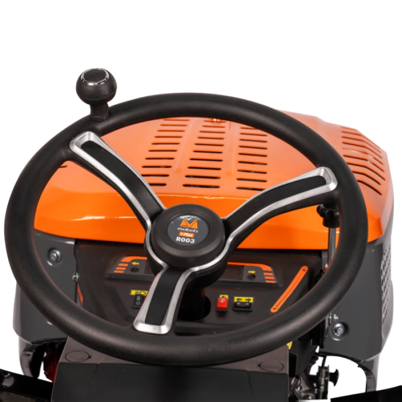 Motocultor Ride On 4x4 R003 Diesel Koop 14 CP pornire electrica tirant hidraulic cu freza motrica EvoTools Plus