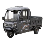 Triciclu Electric Cargo TRCB1500, Putere maxima 3800W, Viteza maxima 25 km/h, Autonomie 60 km in conditii optime, Baterie 72 V/58 Ah, Greutate admisa 776 kg