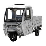 Triciclu Electric Cargo TRCB1500 – putere maxima 3800W, 72V/58Ah, autonomie 60 km, bena basculabila cu piston, 3+R, sarcina totala 776 kg, omologat pentru drum public
