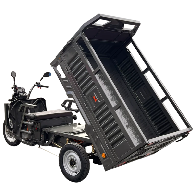 Triciclu electric cargo TRCC1500 EvoTools, 1500 W, viteza maxima de 25km/h, autonomie de aproximativ 50-60 km